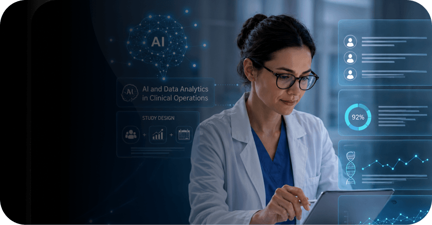 AI and data analytics in clinical operations: Driving smarter decisions and operational excellence